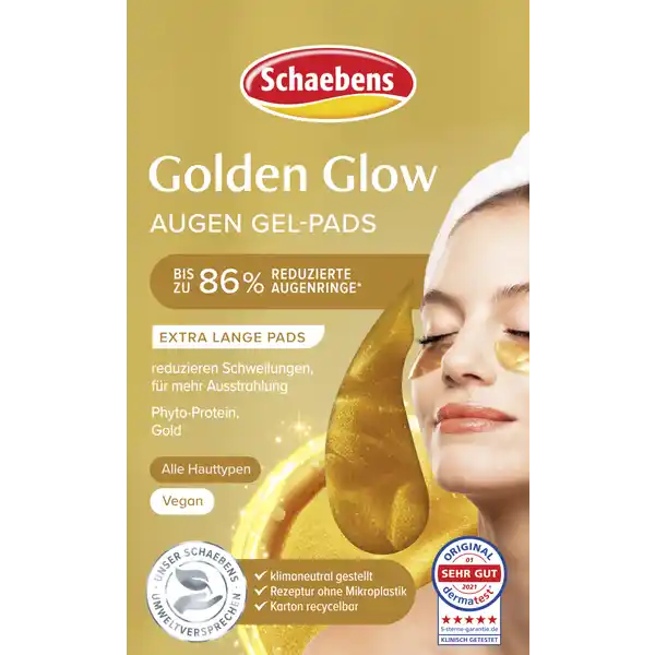 Schaebens Golden Glow Eye Gel Pads - Extra Long