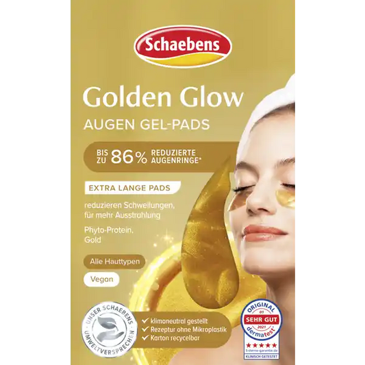 Schaebens Golden Glow Eye Gel Pads - Extra Long